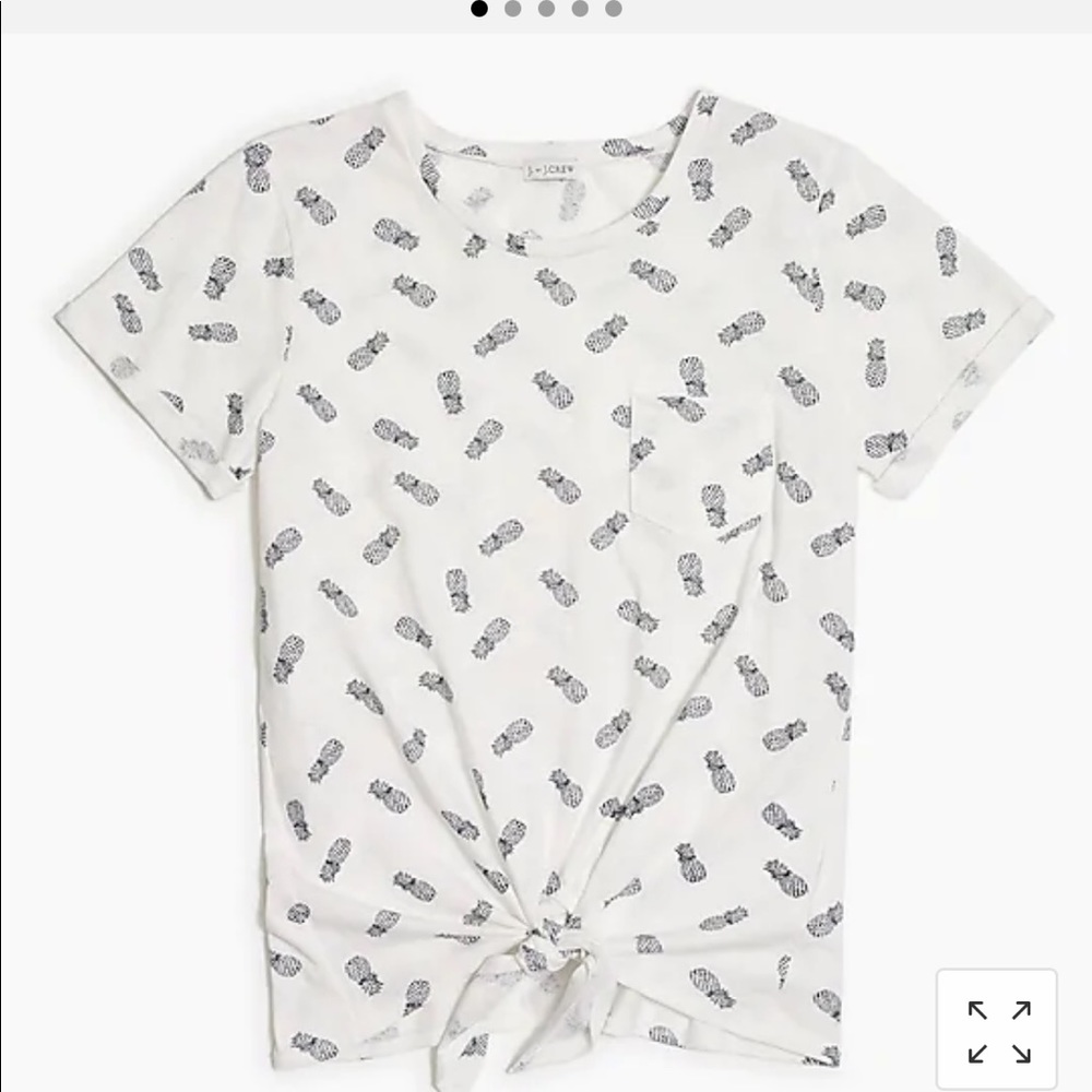 Pineapple Tie Waist Tee